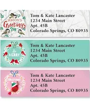 Chirpy Greetings Classic Return Address Labels (3 Designs)
