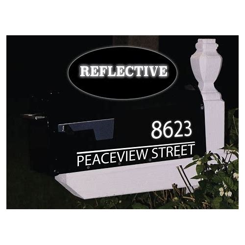 Reflective Mailbox Decal - High Vi…