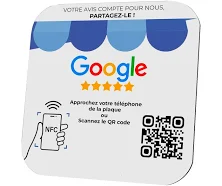 Customized Epoxy Google Review Collection Nfc Sticker
