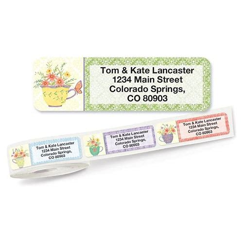 Teacups Rolled Address Labels - …