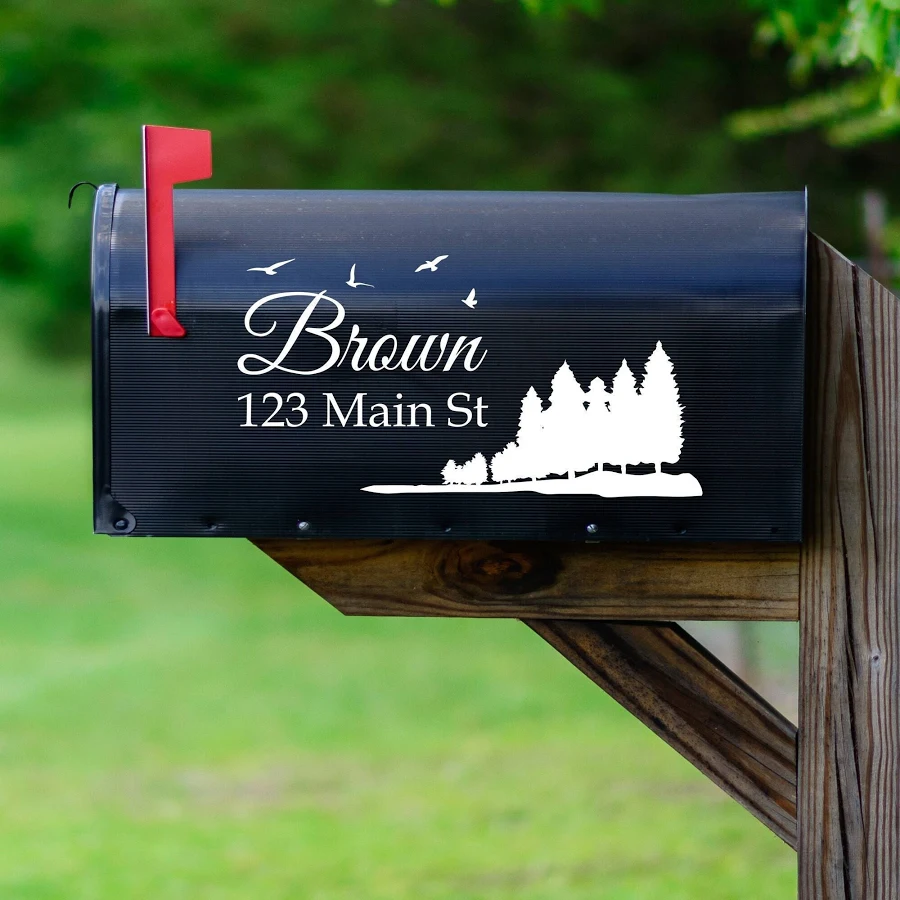 VWAQ Custom Mailbox Address Decal