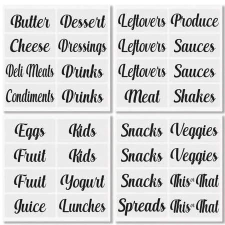 mDesign Labels for Kitchen Storage/ Organizing