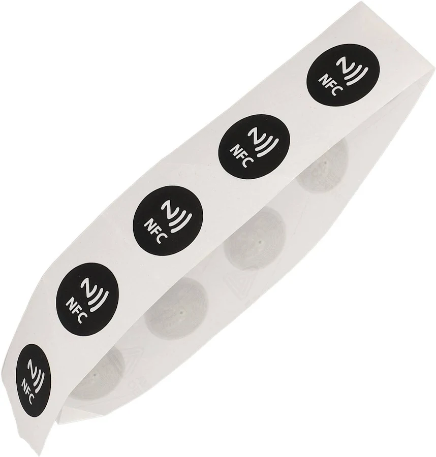 30pcs NFC Tags PVC Waterproof 504 Bytes Programmable NFC Stickers for TagMo Phone