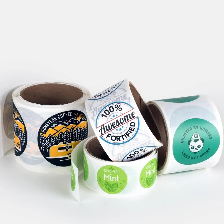 Custom Circle Labels - Roll of 50