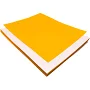 Fluorescent Orange 8-1/2x11 Self-Adhesive Label Paper 100/pkg