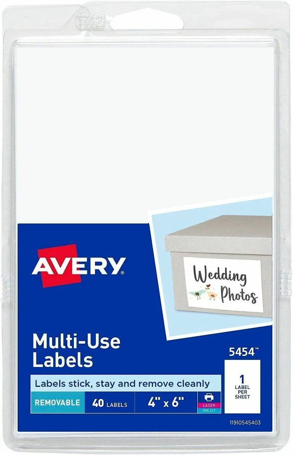 Avery Removable Multi-Use Labels 05454