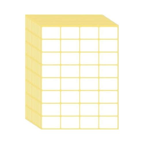 480 Pcs White Blank Labels Self …