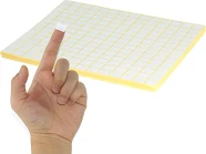 Pack of 5880 30 Sheet Blank Rectangle Labels Small White Stickers Self Adhesive Writable Stickers for Office Home DIY Craft Supplies 0.35 x 0.5 inch