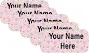 Personalized Daisy Flower Name Labels: Waterproof Stick-On Clothing Tags