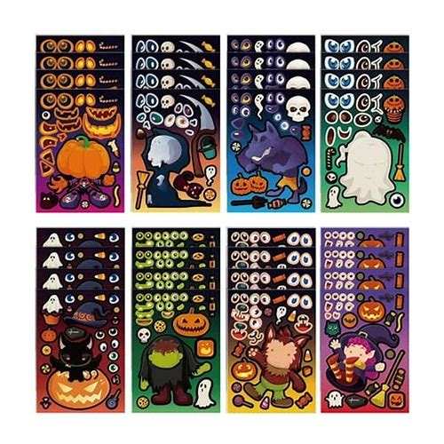 8/16/24/32 Pcs Halloween Sticker…