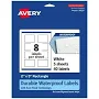 Avery Durable Waterproof Rectangle Labels