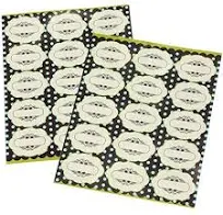 royal green market Decorative Labels 15-pack Organize in style with gracefully designed easy-to-peel-and-stick