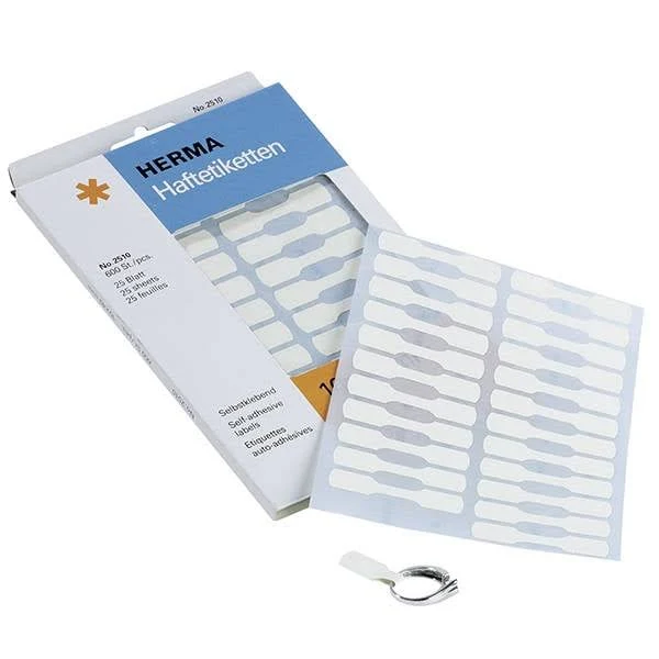 1 pcs. 576 Adhesive ring labels - - White - 10 x 49 mm. - Westpack