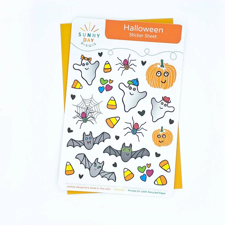 Sunny Day Designs Halloween Sticker Sheet
