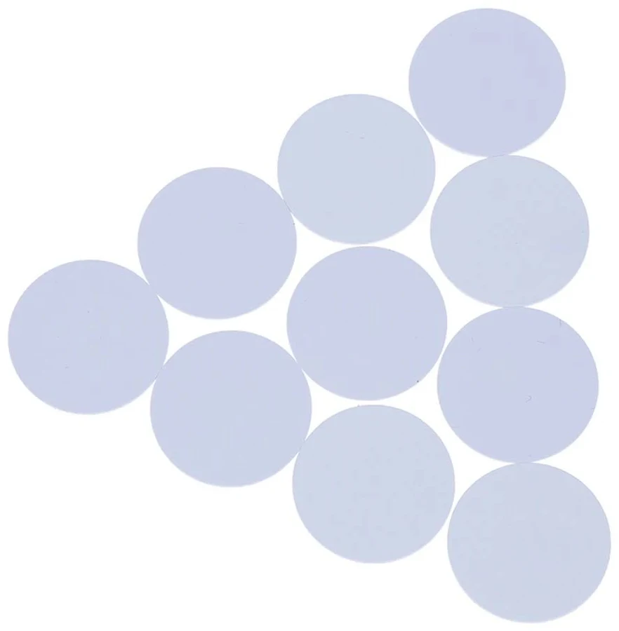 100pcs White NTAG213 NFC Stickers Tags for Access Control Systems - RFID NFC Labels Compatible with