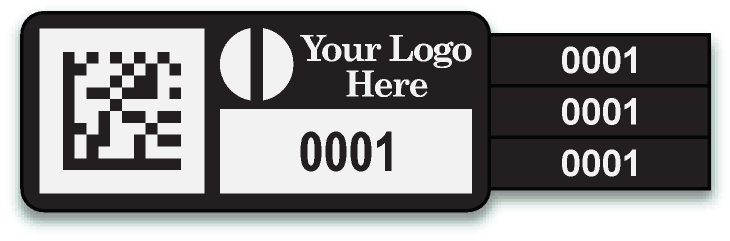 High Quality 300 2-Mil Gloss White 2D Barcode Labels