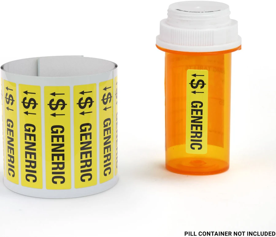 Generic Pharmaceutical Auxiliary Label