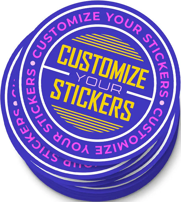 Custom Round Stickers | Circle Stickers & Labels | instMerch 10 / 4"x4"