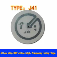 50pcs J41 Rfid Uhf Passive Smart Label Tag Sticker Antenna