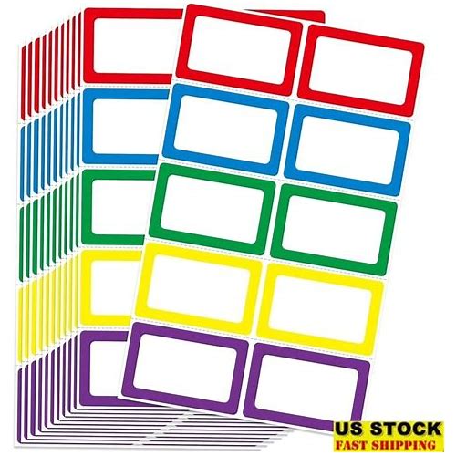 200 Name Tag Stickers Self Adhe…