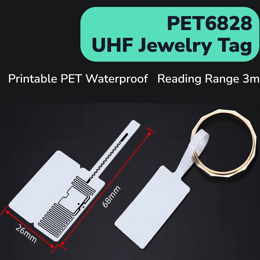 UHF RFID Double-Side Self-Adhesive Jewelry