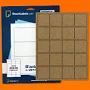 2" x 2" Brown Kraft Labels