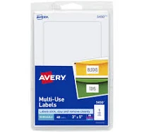 Avery Removable Multi-Use Labels Inkjet-Laser Printers 05450