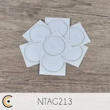 25mm REVERSE On-metal NFC Sticker White PVC