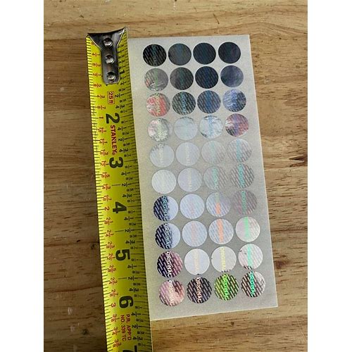 Silver Tamper Evident Warranty V…