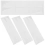 Qiditong 24pcs Self-Adhesive Clear Label Holders Waterproof Transparent Adhesive Label Pockets Plastic Label Sleeves for Storage Bins File Cabinets