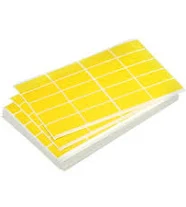 2000 Colored Rectangle Stickers Color Code Labels Sheet