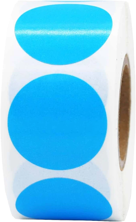 Circle Dot Stickers Round