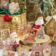 Stamprints Clear Transparent Christmas Gold Foil Stickers Holiday Wreath