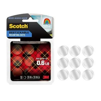 3M Scotch Restickable Mounting Tabs