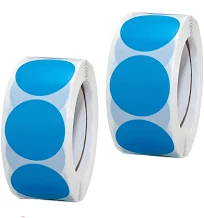 2000 Pieces Colored Dot Stickers Round, 1'' Inch Self Adhesive Color