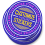 Custom Round Stickers | Circle Stickers & Labels | instMerch 10 / 2"x2"