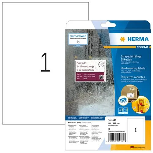 Herma Hard-Wearing Labels