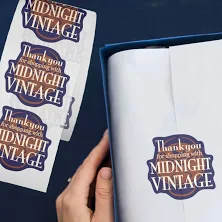 Custom Removable Roll Labels – 2" x 2" BOPP, 2000 Count, Waterproof