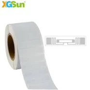 Long Range Uhf Rfid Sticker Tags U9 Security Smart Passive Adhesive Uhf Rfid Label For Retail Management