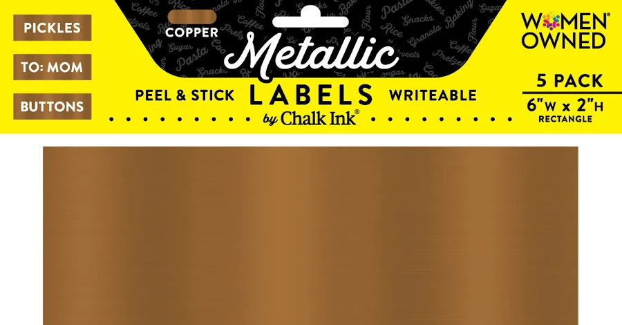 Rectangle Chalkboard Labels