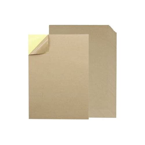 100 Sheets Kraft Sticker Paper La…