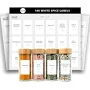 Minimalist Spice Labels