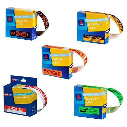 Avery Self-Adhesive Labels 125Pc…