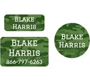 Personalized Clothing Labels Pack - Camo Clothing Labels Pack - Camo Pink by Name Bubbles