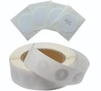 Ntag 215 Tags Stickers, Blank Rewritable PVC NFC Card Round Tag 25 mm RFID Tag 5