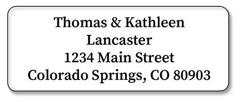 Personalized Self-Stick Clear Pre…