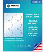 3′′ Round Labels