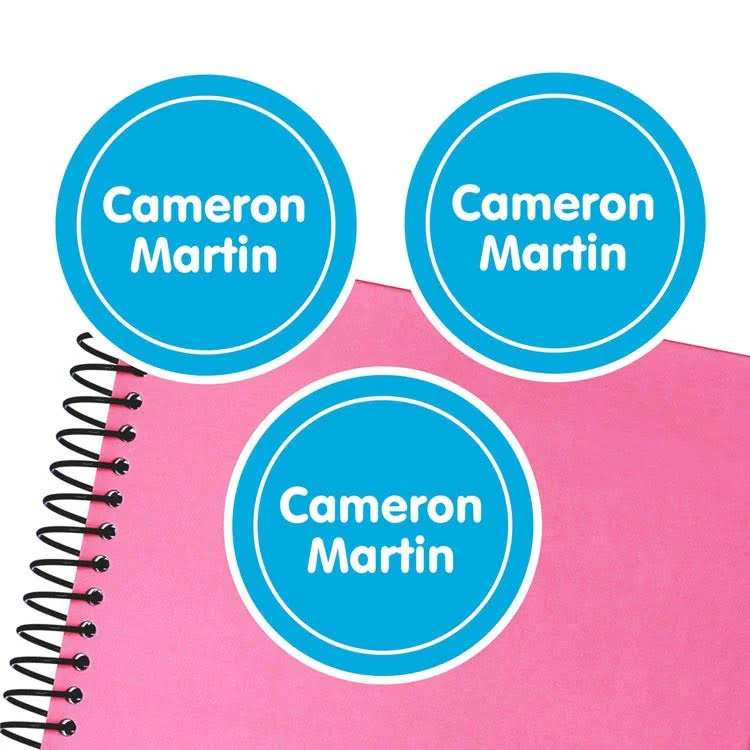 02 Solids Large Round Labels