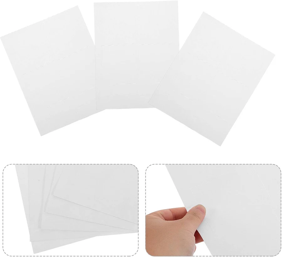 Minkissy 10 Sheets Blank Wine Bottle Labels