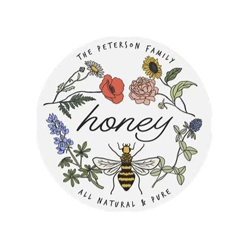 Custom Printing Adhesive Honey …